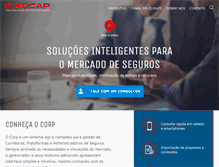 Tablet Screenshot of infocap.com.br